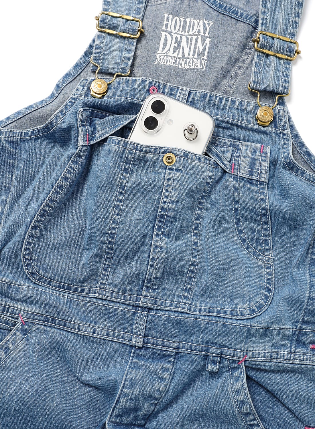 HOLIDAY BIG DENIM OVERALL オーバーオール サイズ0 BIG DENIM OVER