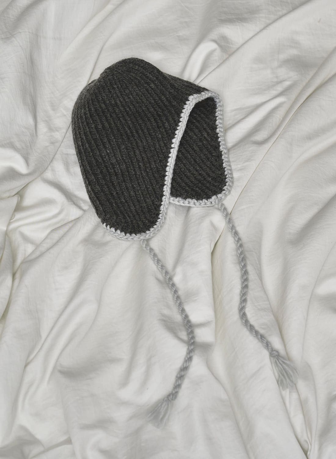 【新品】TODAYFUL Ear flap Knitcapグレー TODAYFUL(トゥデイフル)/Ear Flap Knitcap(イヤー フラップ ニット