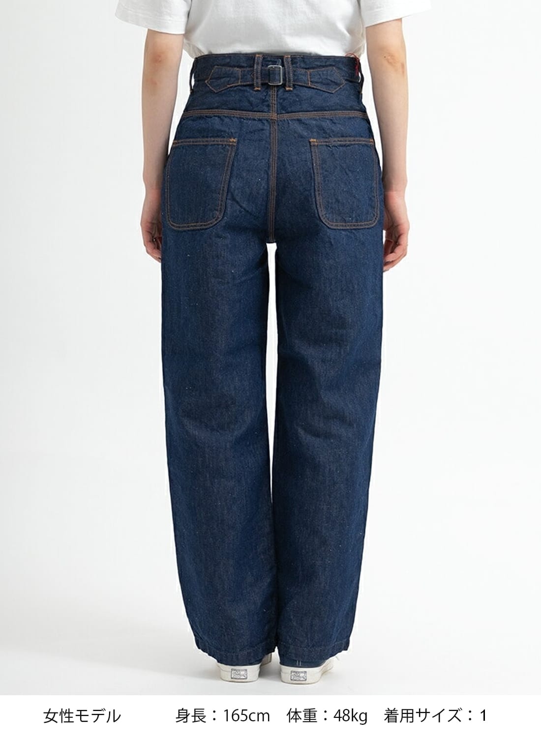caqu(サキュウ)/linen ranch pants(リネン ランチ パンツ)/ジーンズ 