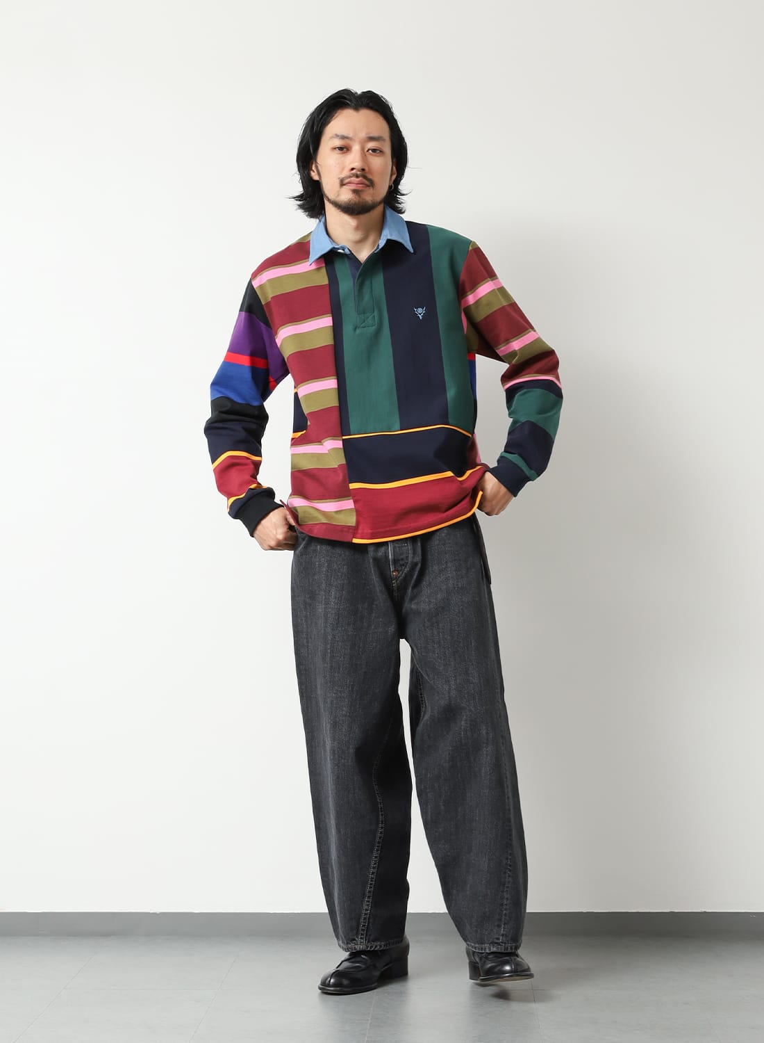 トップス south2west8 Rugger Shirt Crazy Pattern B South2 West8（サウスツー ウエストエイト）Rugger Shirt - Cotton