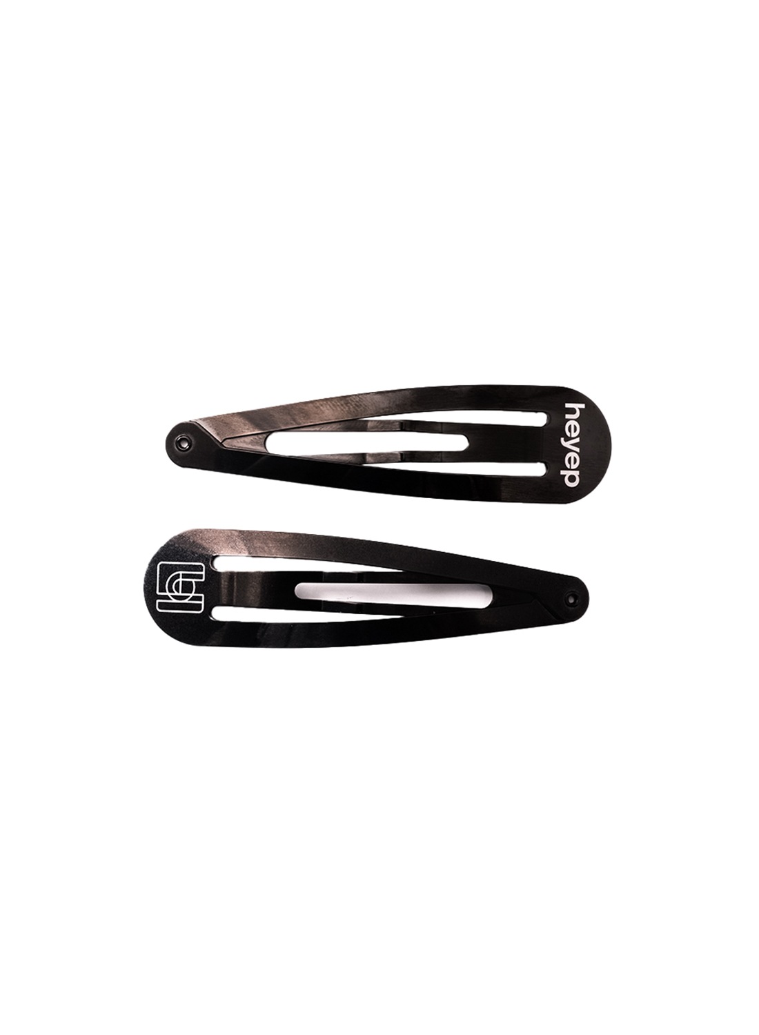 heyep(ヘイップ)Logo＆Emblem Hair Clips 2Piece Set(ロゴ＆エンブレム
