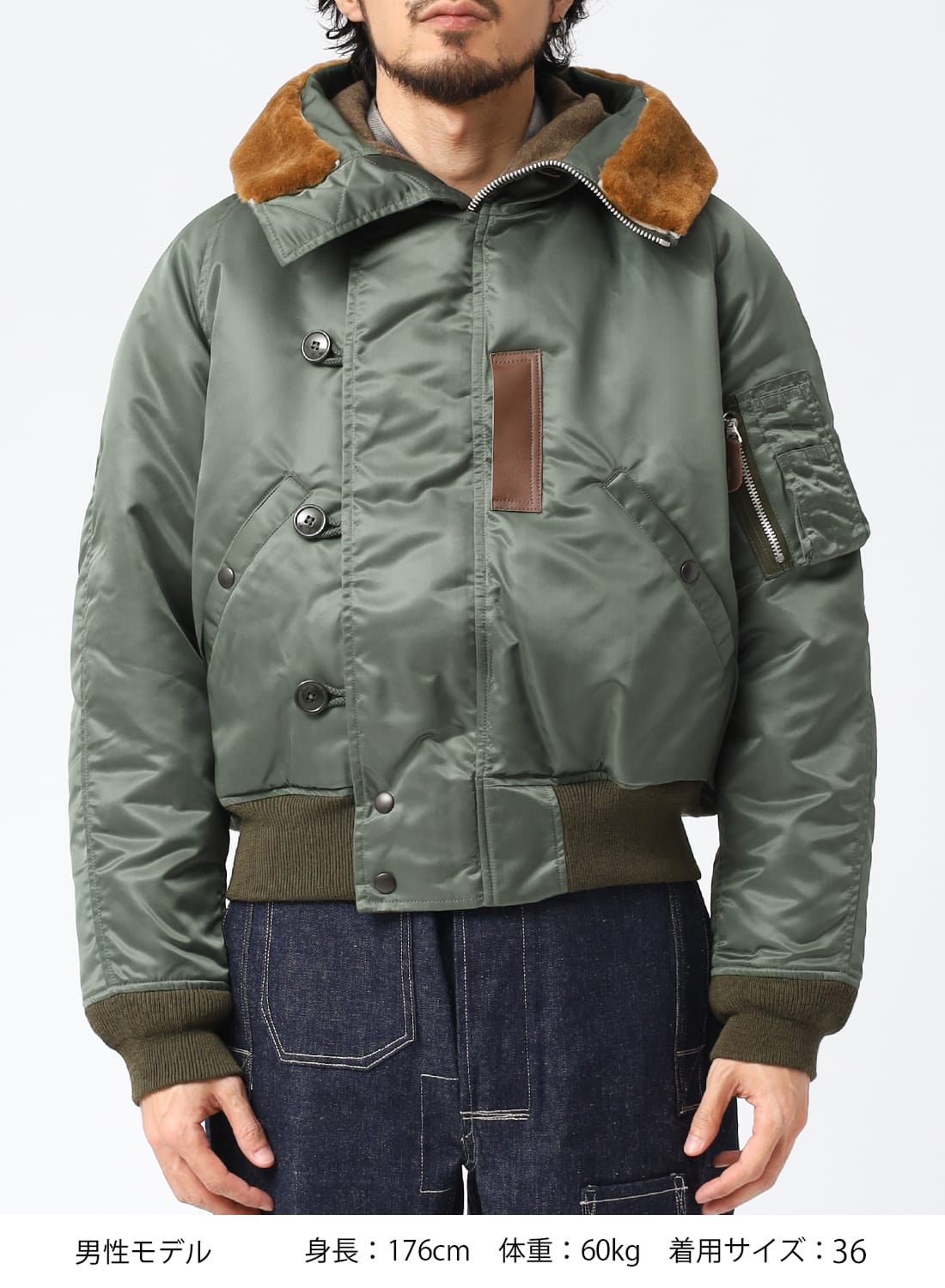 ダイヤモンド型羊の革のコート（F) 日本製｜レザージャケット 