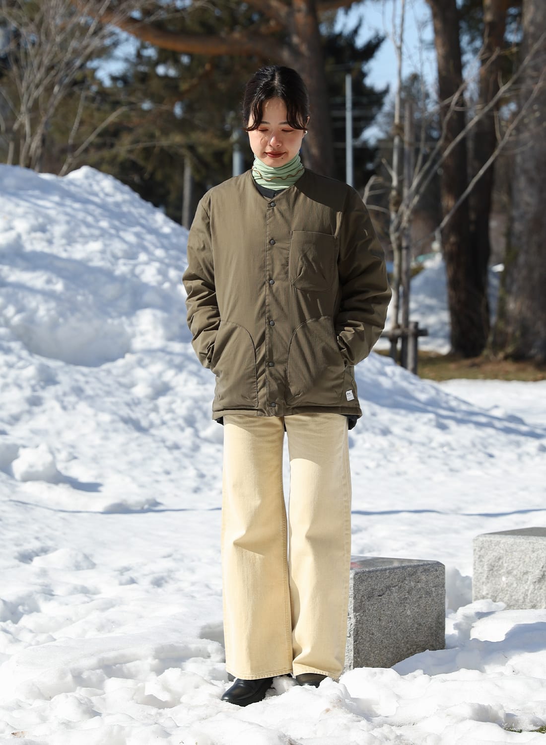 NANGA（ナンガ）HINOC RIPSTOP INNER DOWN CARDIGAN（ヒノック 