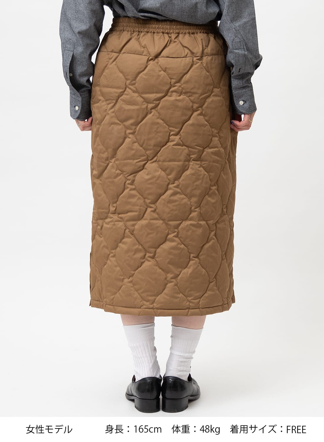 ナンガ NANGA COTTON ONION QUILT DOWN SKIRT コットンオニオンキルト  