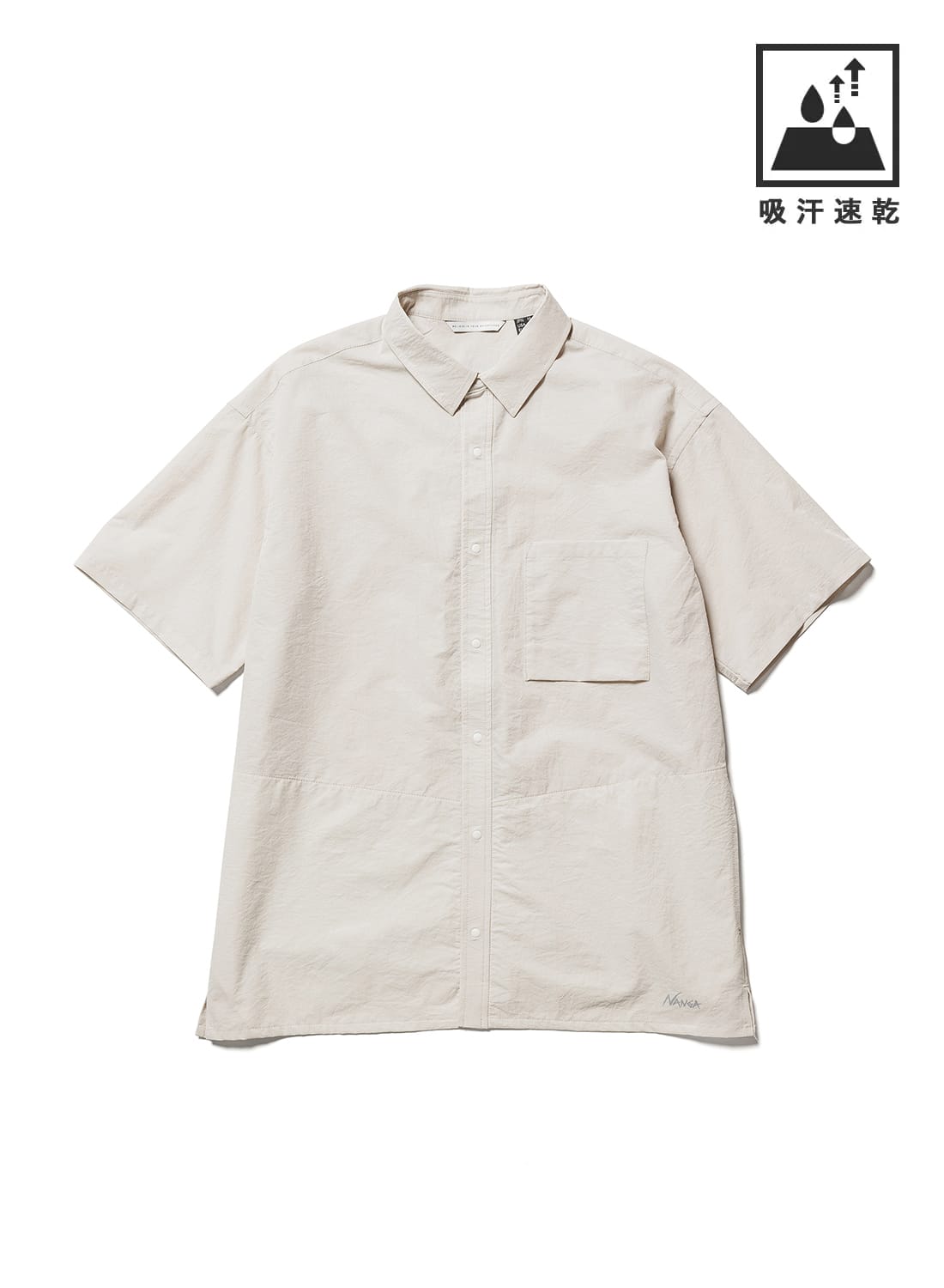 NANGA DotAir COMFY S/S SHIRTドットエアー L