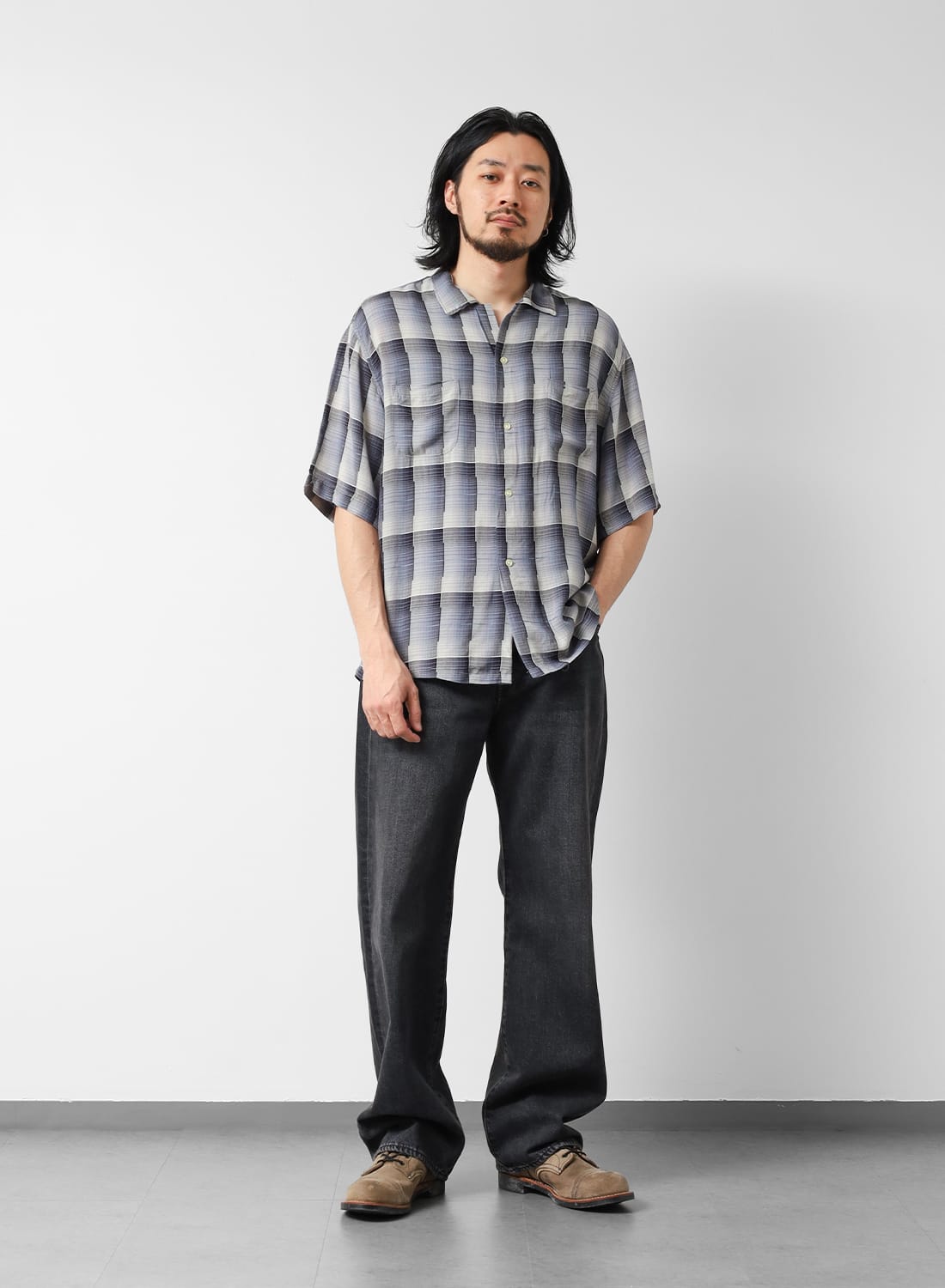 TOWNCRAFT（タウンクラフト）60S loop collar shirt（60S ループカラー
