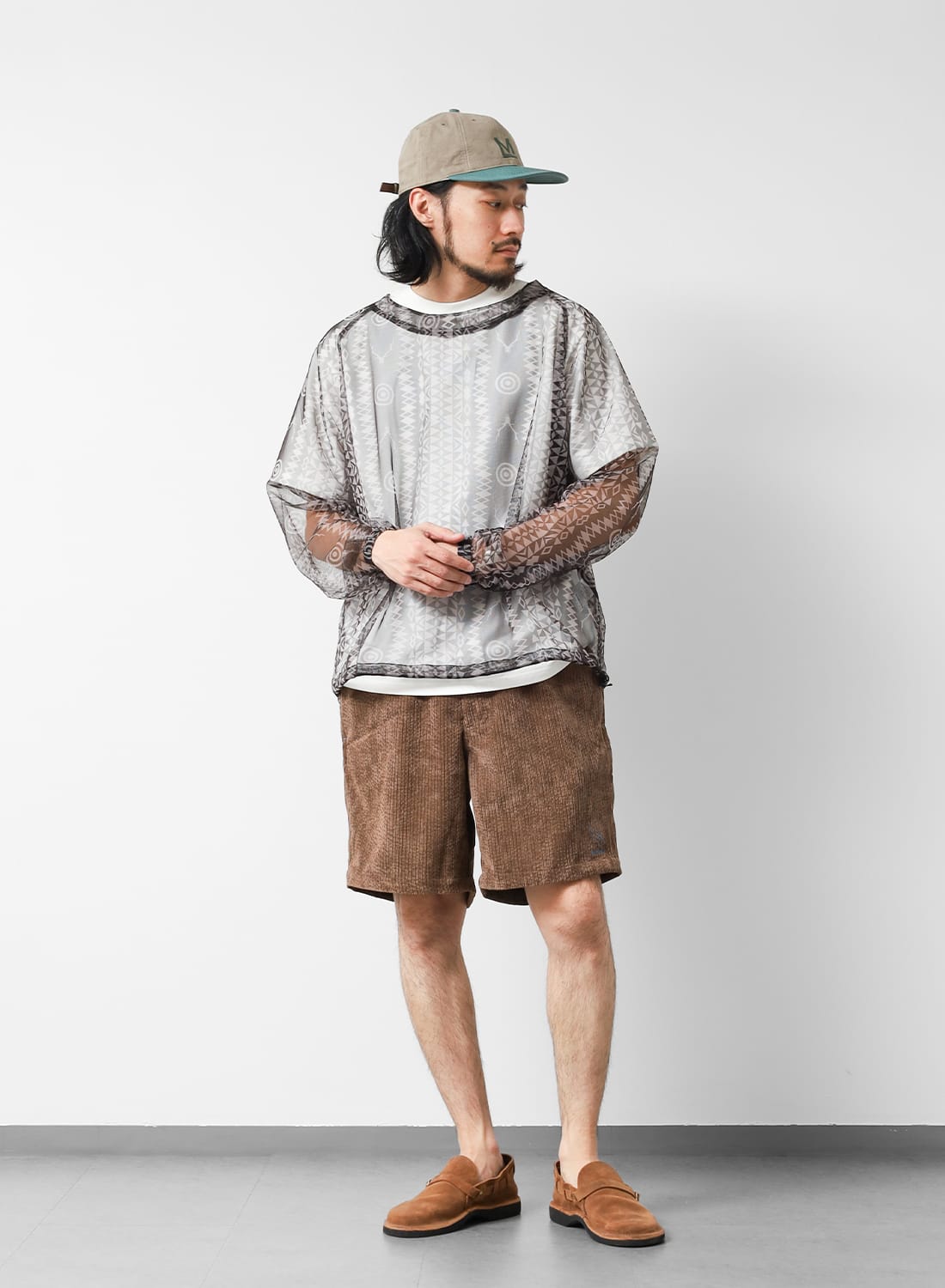 South2 West8 Bush Crew Neck Shirt Lサイズ South2 West8（サウスツー ウエストエイト）Bush Crew Neck Shirt
