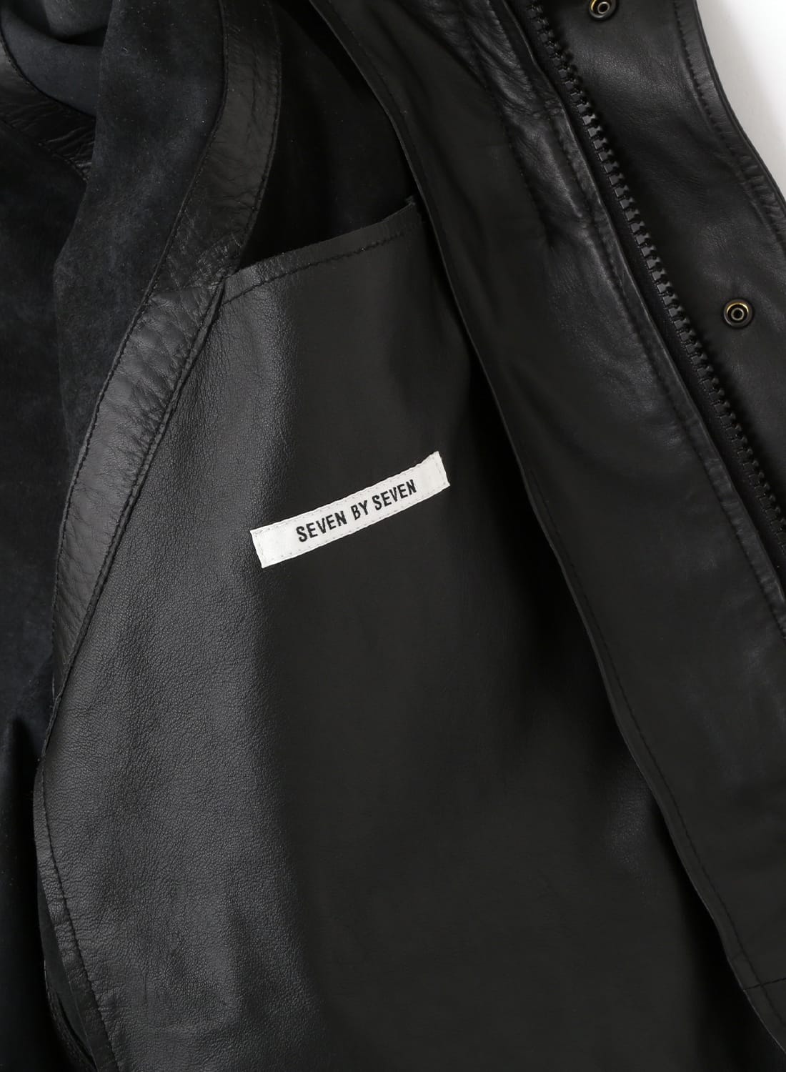 SEVEN BY SEVEN（セブンバイセブン）LEATHER MILITARY PARKA‐Type
