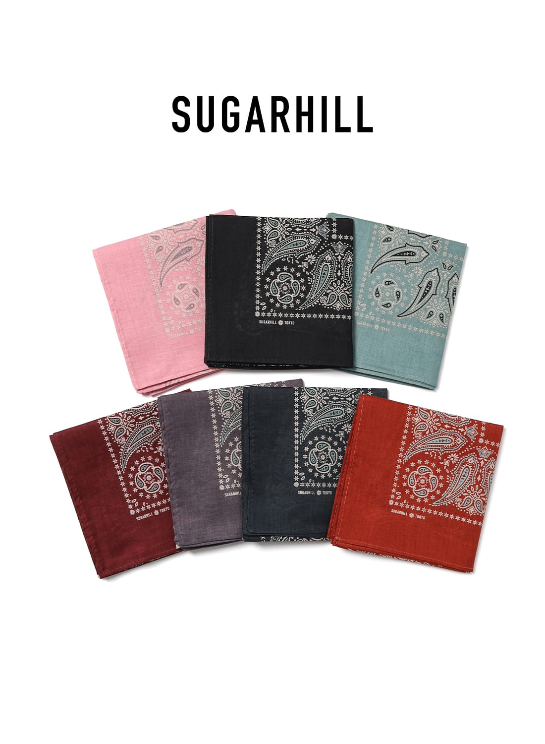 SUGARHILL（シュガーヒル）BANDANA（バンダナ）コットン 綿100