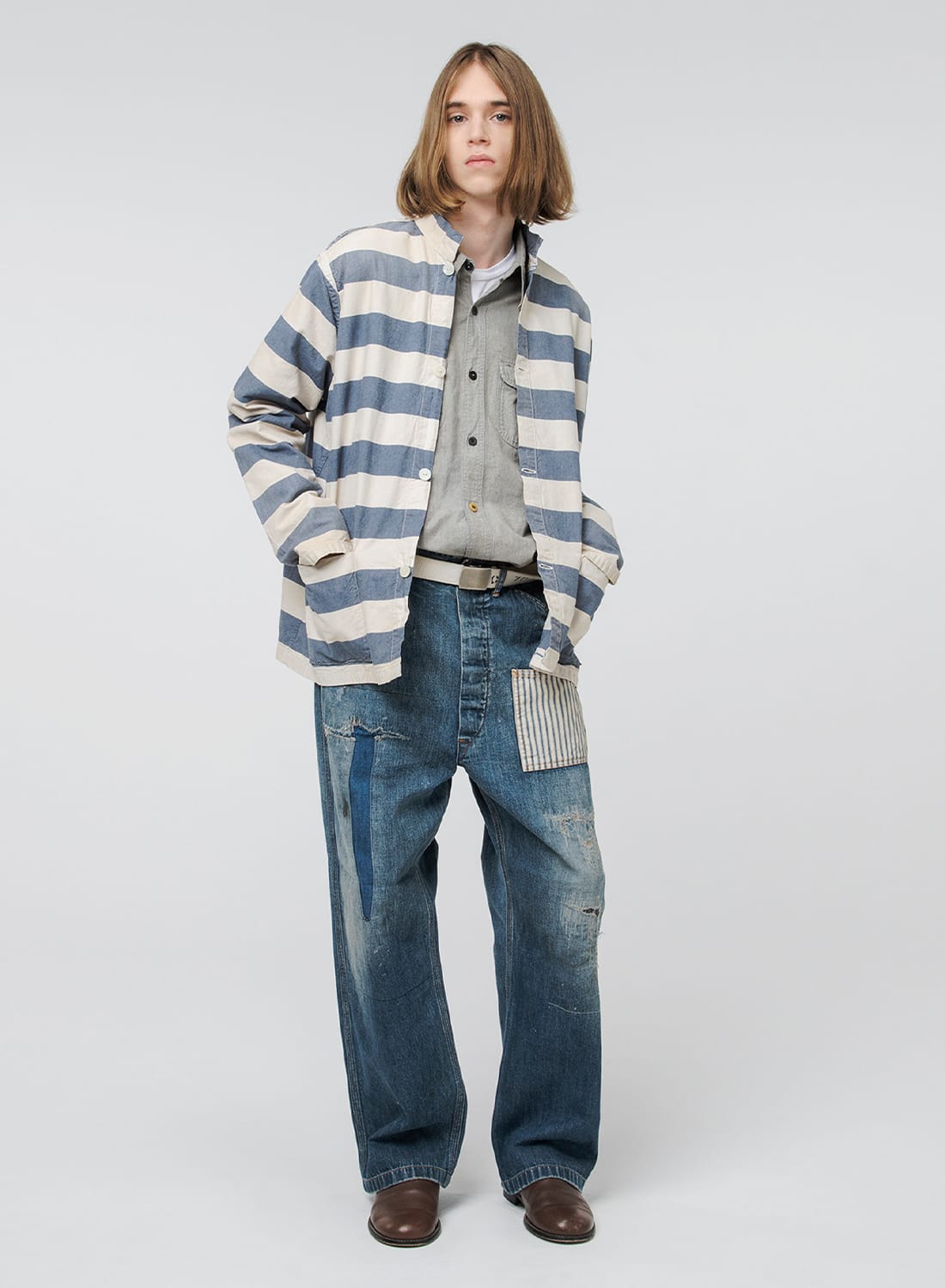 BOW WOW（バウワウ）LAPD PRISONER DENIM PT AGING（エルエー 