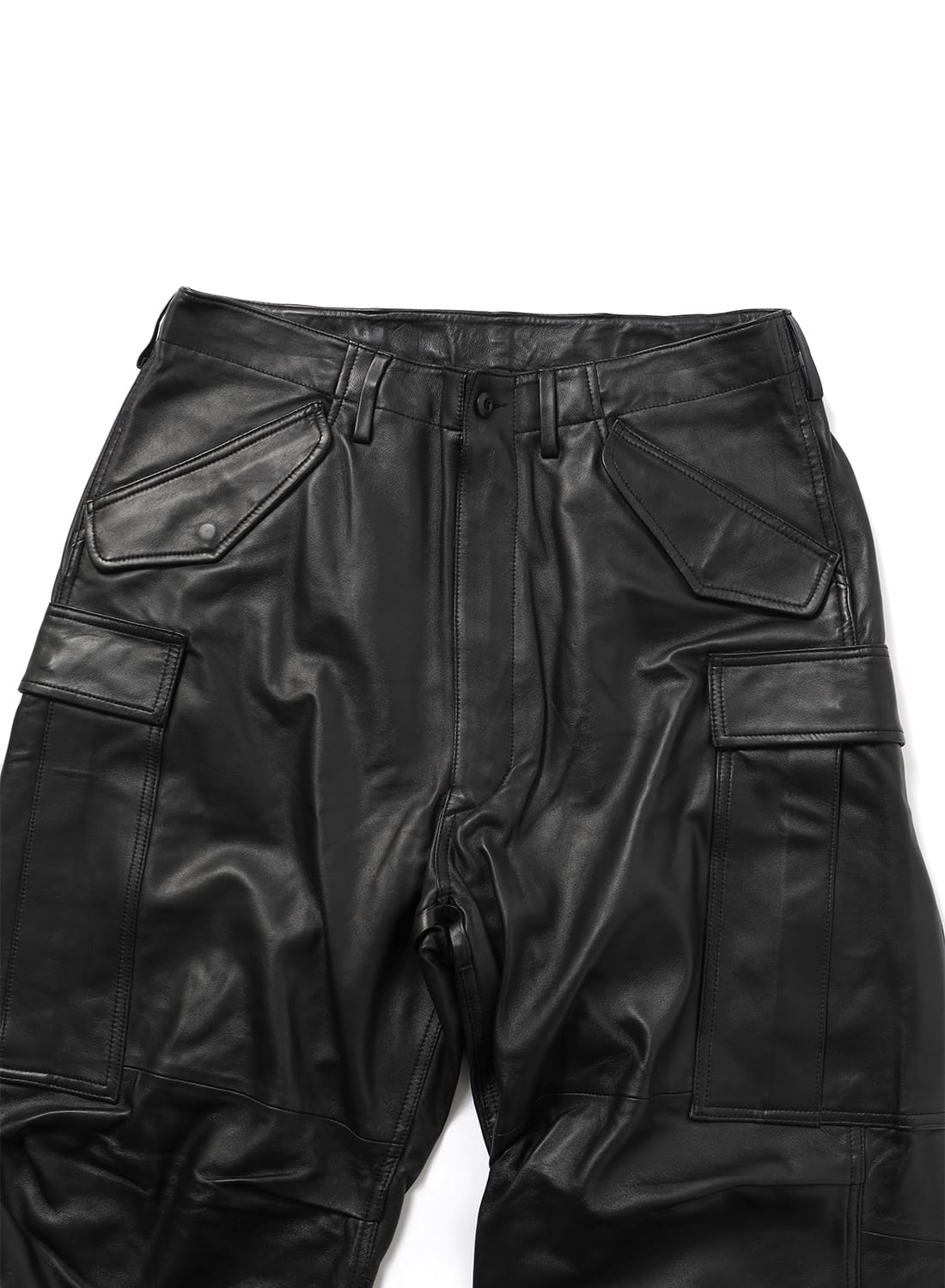 SEVEN BY SEVEN（セブンバイセブン）LEATHER MILITARY CARGO PANTS