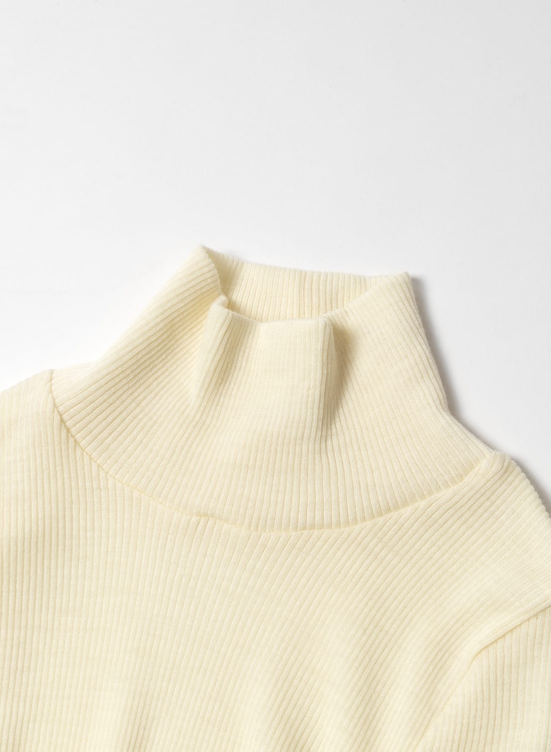 babaco(ババコ)/Fine Wool Ribbed Turtle-neck(ファイン ウール リブ 