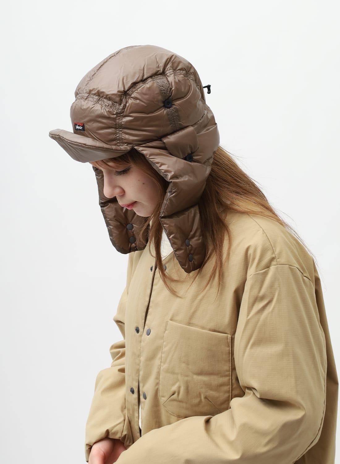 NANGA（ナンガ）MOUNTAIN LODGE DOWN EAR FLAP CAP（マウンテンロッジ 