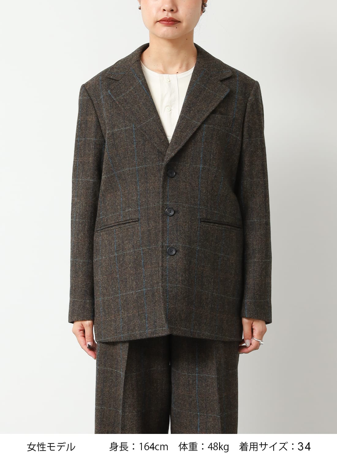 Shinzone(シンゾーン)/WOOL SINGLE BREASTED JACKET(ウール シングル
