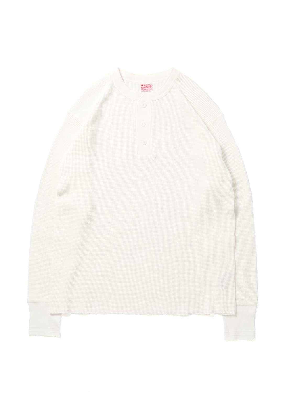 Healthknit（ヘルスニット）Thermal King Waffle Henleyneck L/S