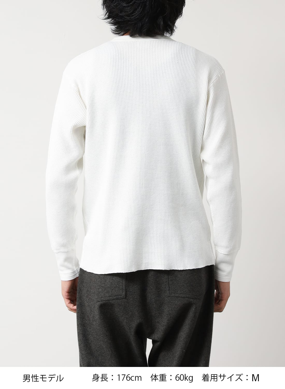 Healthknit（ヘルスニット）Thermal King Waffle Crewneck L/S