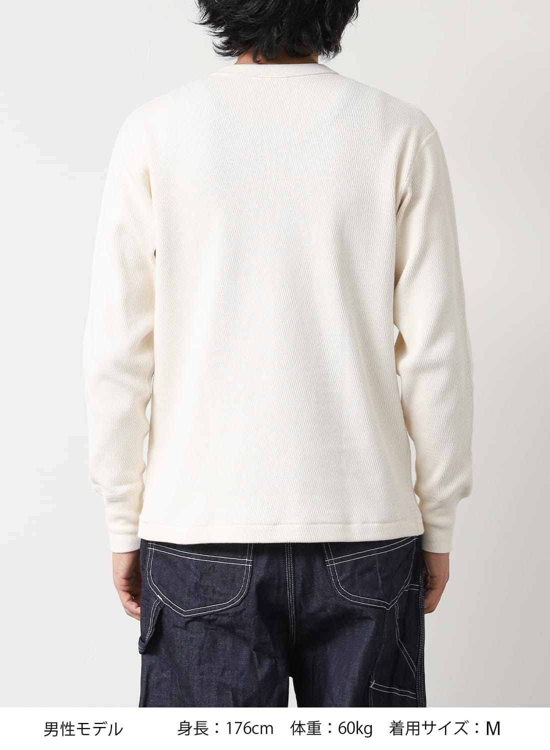 THERMAL KING RASCHEL HONEYCOMB CREWNECK L/S|サーマルキング