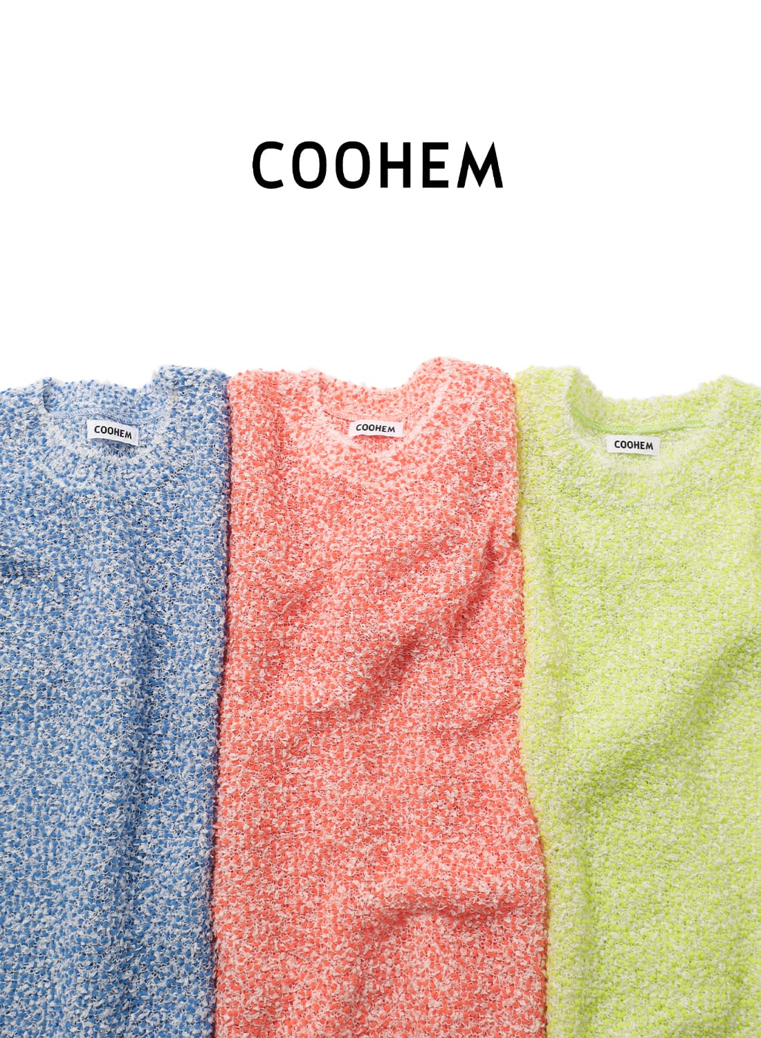 COOHEM（コーヘン）SHEER MOLE KNIT P/O（シアー モール ニット プル 