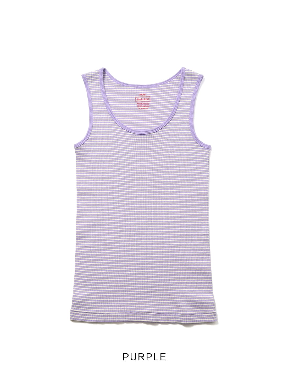 Healthknit(ヘルスニット)/Tubular Rib Tanktop(チューブラーリブ