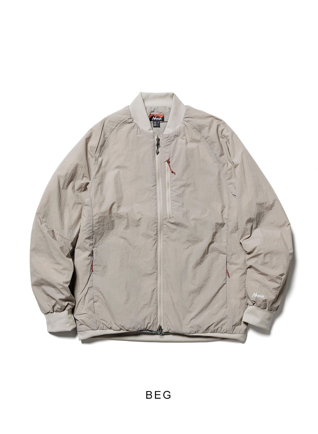 ジャケット・アウター NANGA SOFT DOWN VARSITY BLOUSON SAGE NANGA（ナンガ）SOFT DOWN VARSITY BLOUSON（ソフトダウン バーシティ