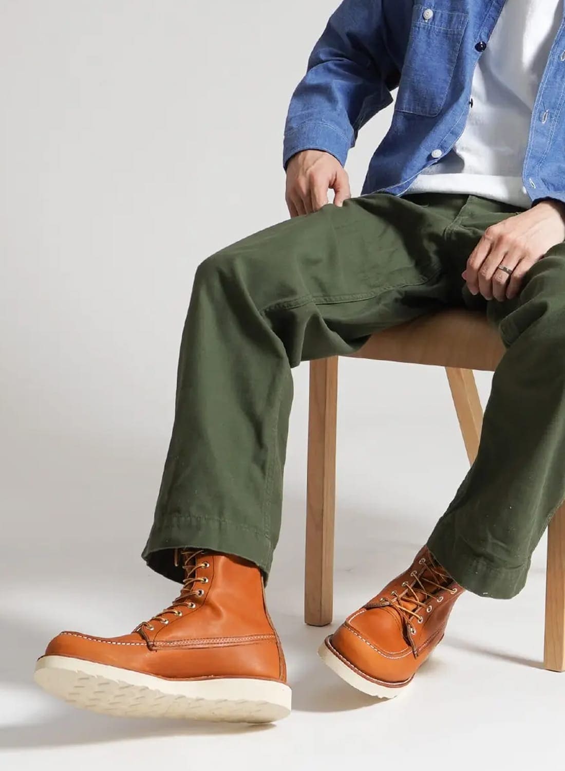 RED WING #9875 クラッシックモック US8 1/2 E レッドウイング メンズ