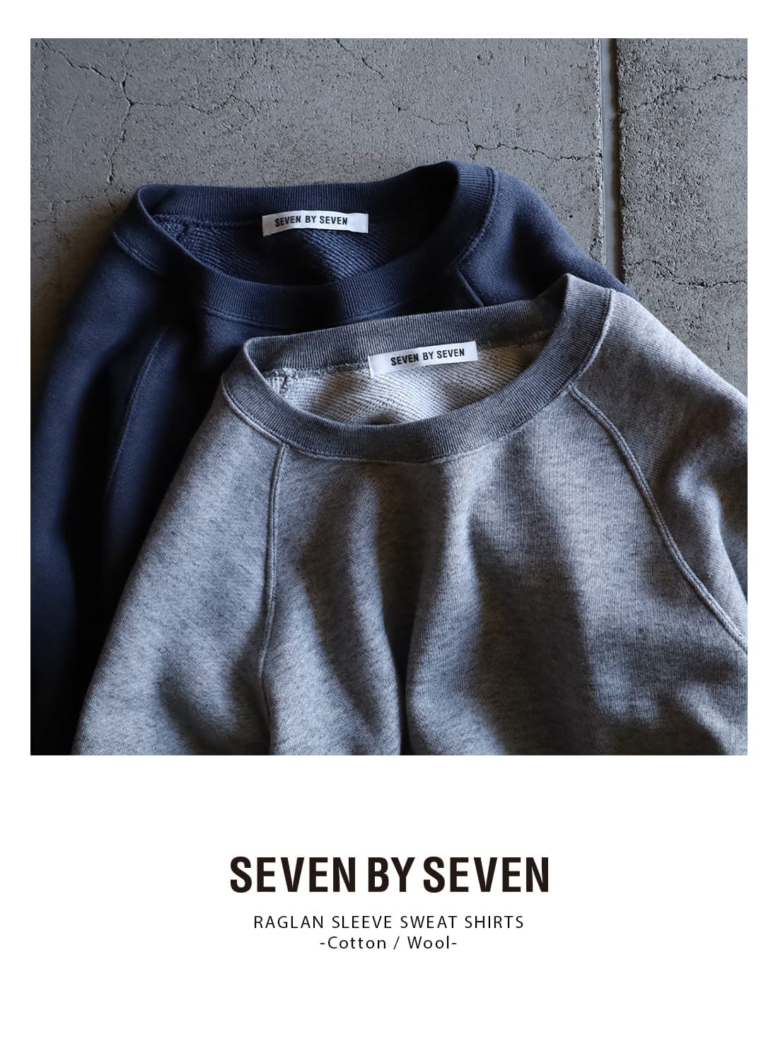 30%OFFクーポン対象】SEVEN BY SEVEN（セブンバイセブン）RAGLAN 