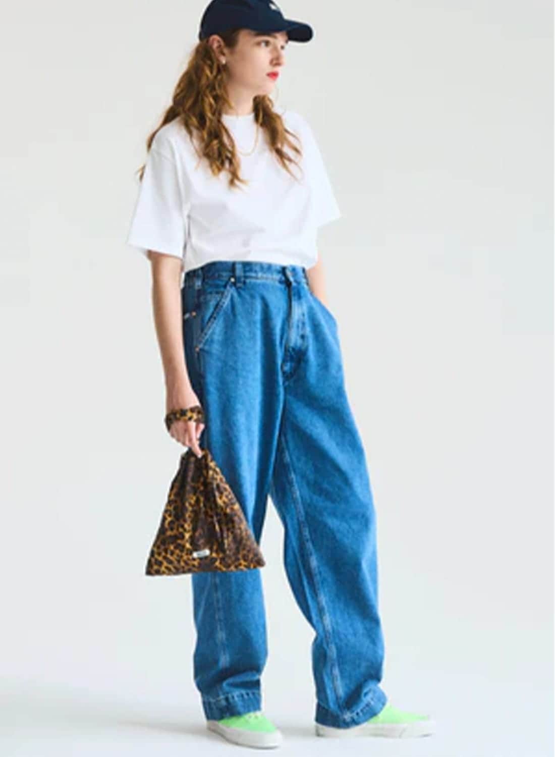 美品！【Oblada】SKATER JEANS size M Oblada(オブラダ)/SKATER JEANS(スケーター ジーンズ)/デニムパンツ