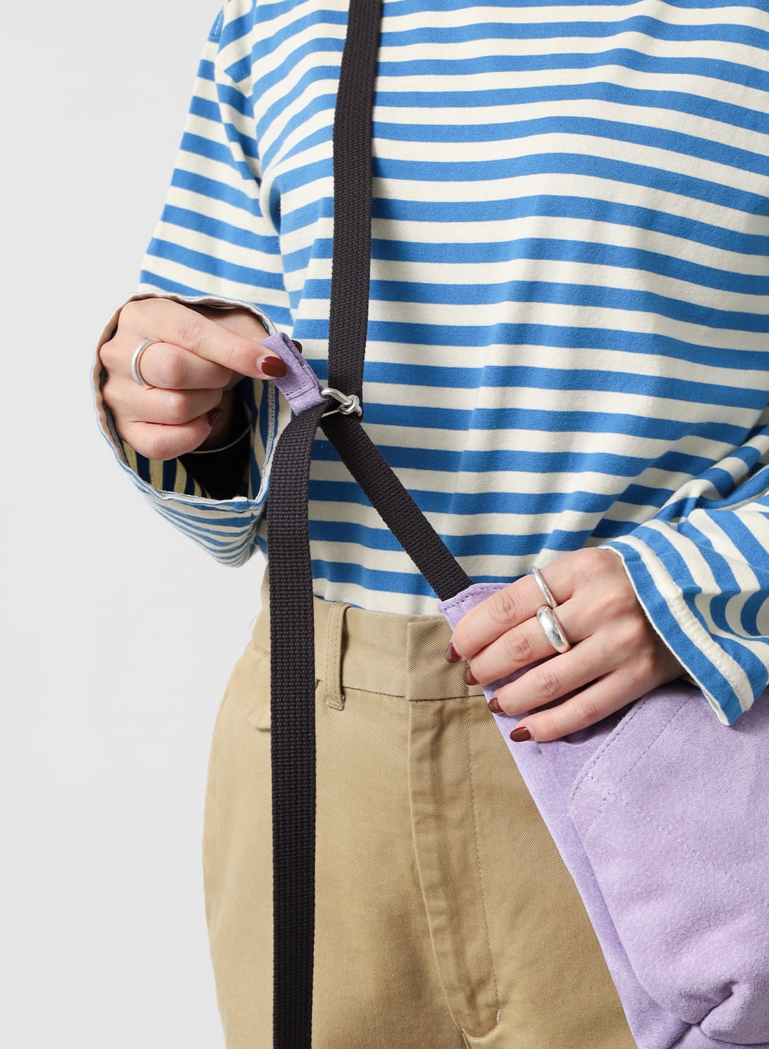 hobo（ホーボー）AZUMA SHOULDER BAG S PIG SUEDE（アズマ ショルダー