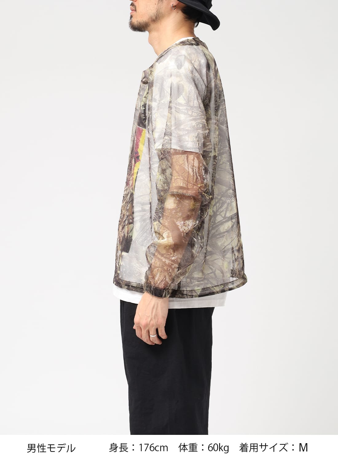 BUSH CREW NECK SHIRT - LIGHTWEIGHT MESH|ブッシュ クルーネック