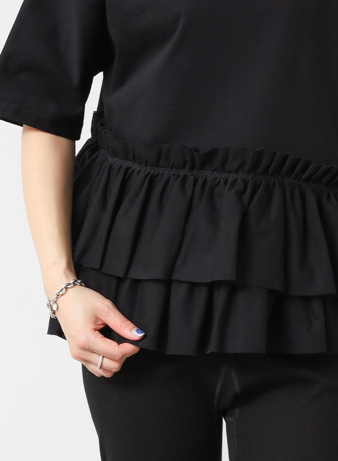 Rhodolirion(ロドリリオン)/Swallow Frill Tiered Top(スワローフリル