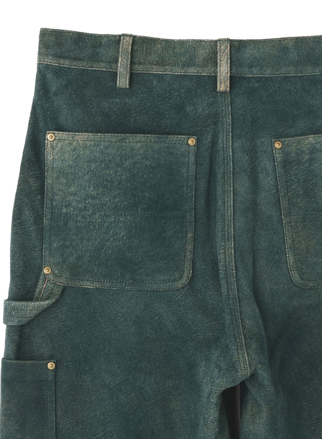 SEVEN BY SEVEN（セブンバイセブン）LEATHER DOUBLE KNEE PANTS‐Goat