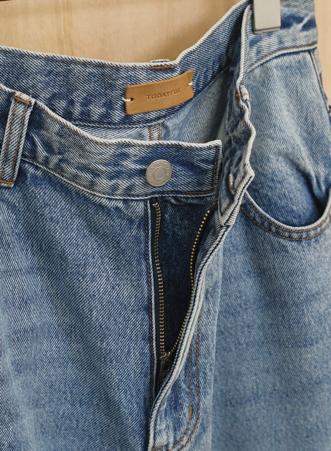 TODAYFUL トゥデイフル Cary's Denim ブラウン 25インチ TODAYFUL