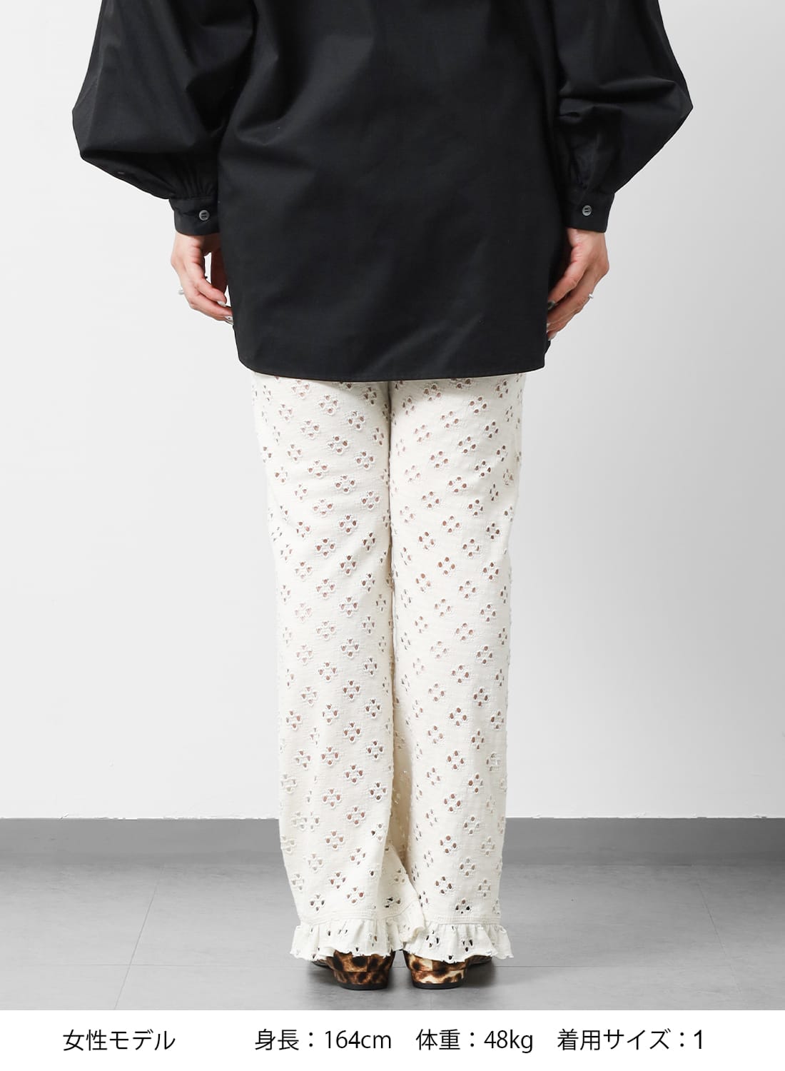 パンツ FRILL PANTS CUTWORK RHODOLIRION Rhodolirion(ロドリリオン)/Frill Pant - Cutwork(フリルパンツカット
