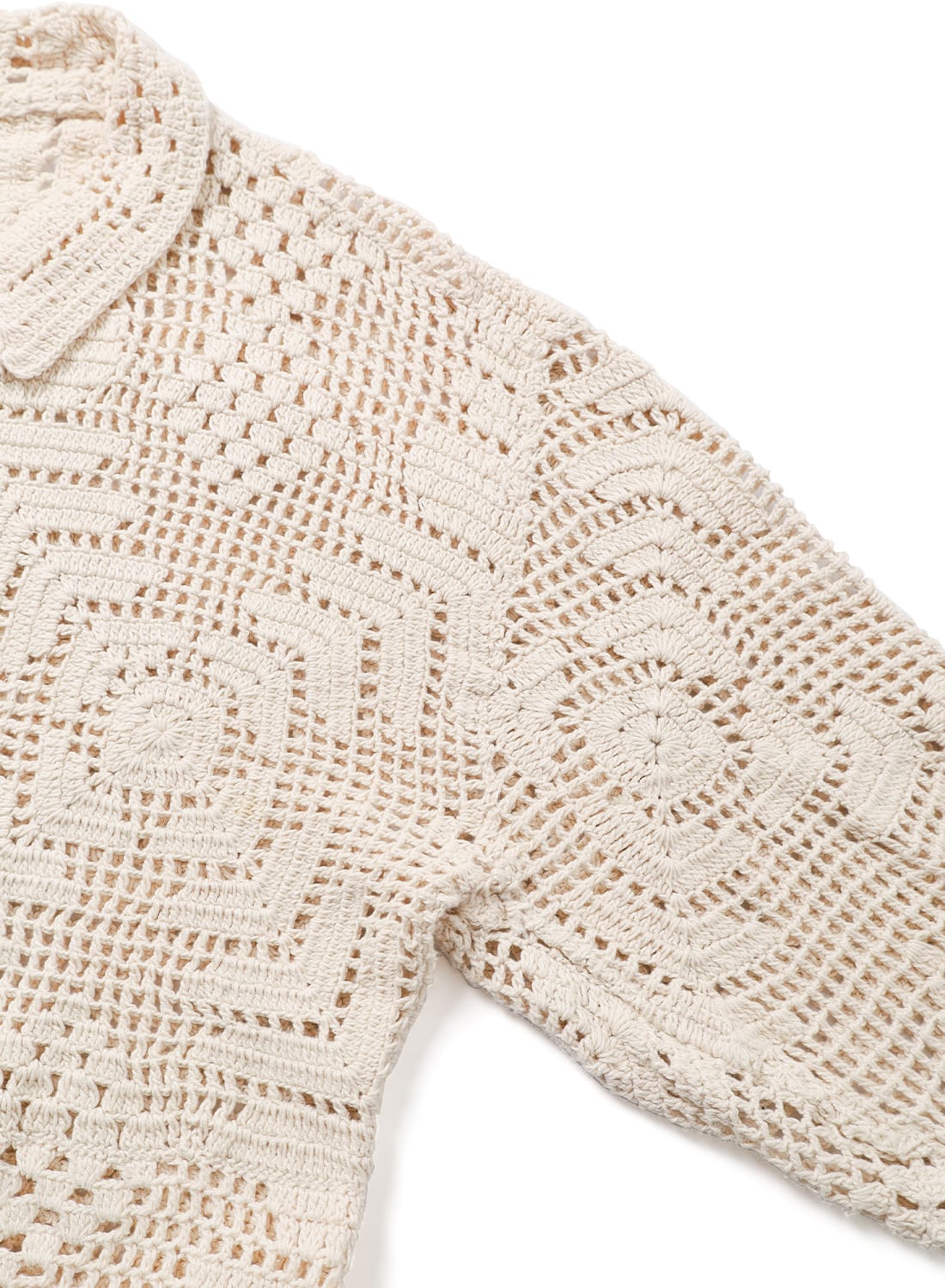 BODE(ボーディ)/OVERDYE CROCHET SHIRT(オーバーダイ クロシェ シャツ