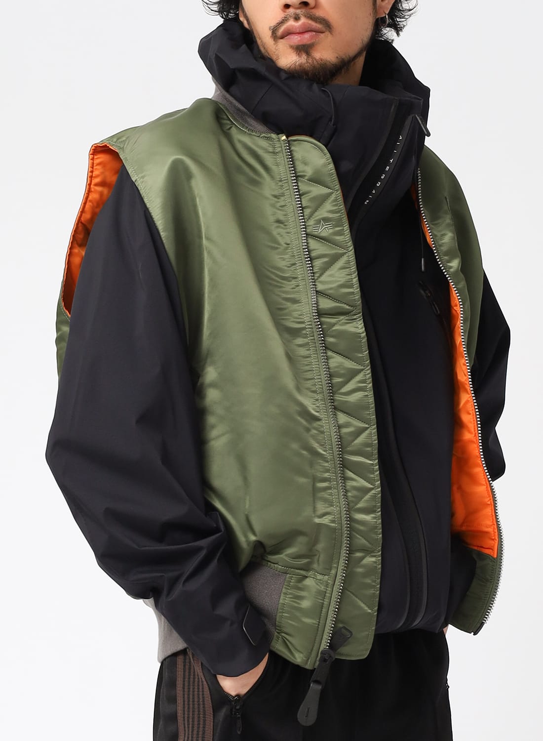 ALPHA INDUSTRIES アルファ インダストリーズ MA-1ベスト MA-1 ベスト