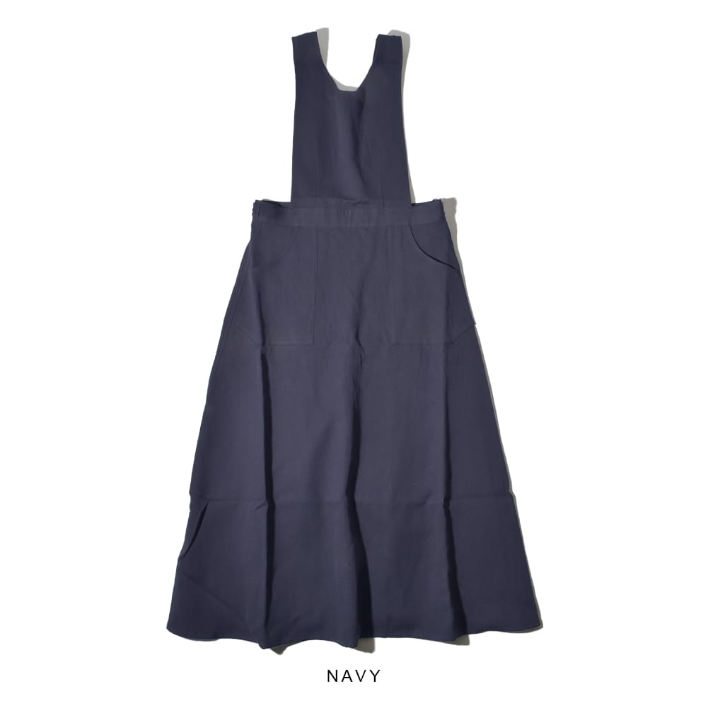 LENO エプロンドレス APRON DRESS ワンピース リノ シルク リネン  
