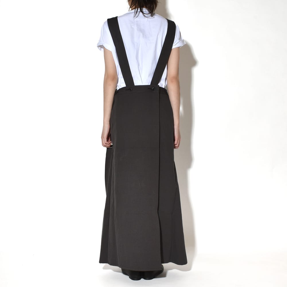 LENO エプロンドレス APRON DRESS ワンピース リノ シルク リネン  