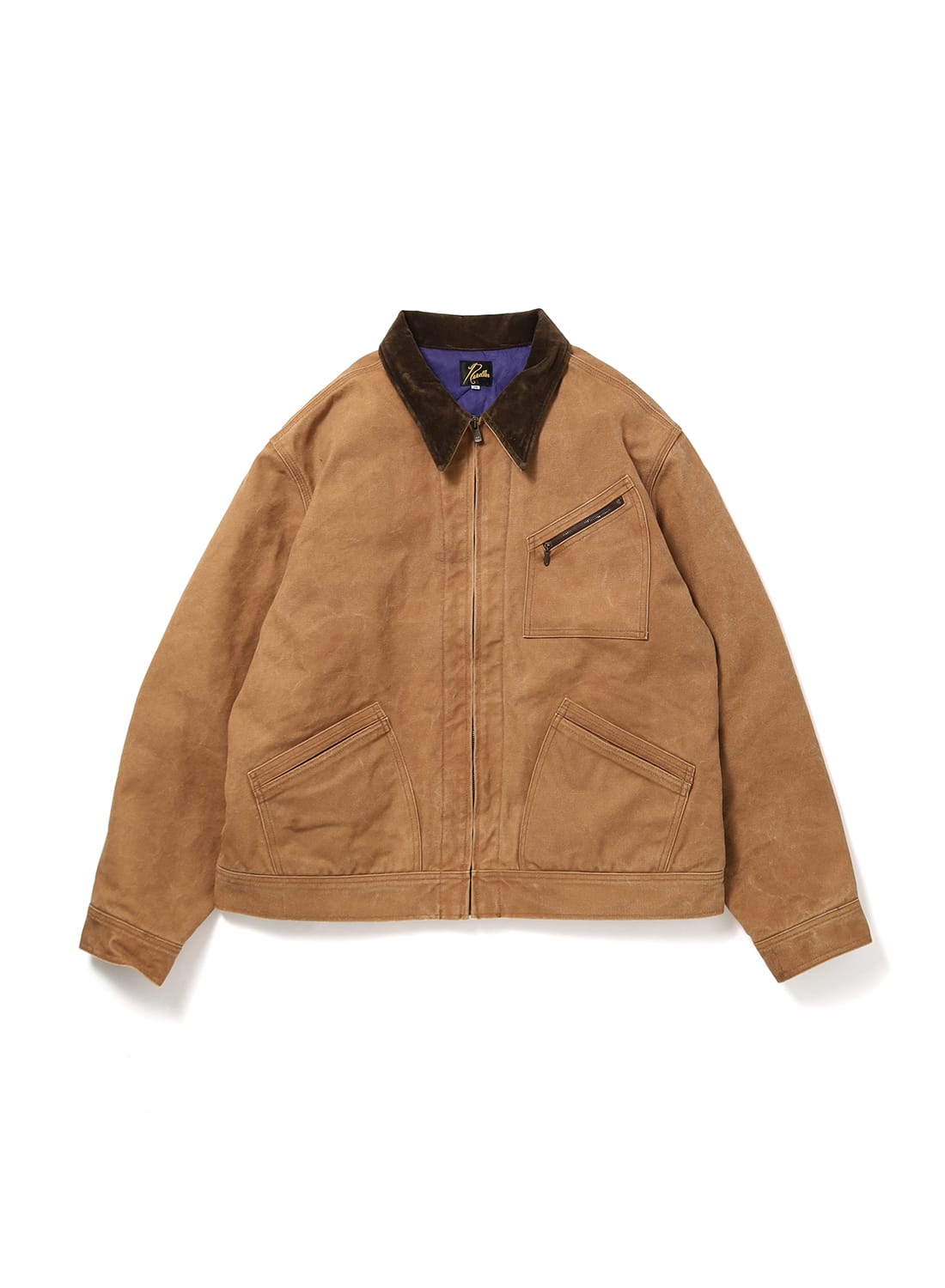 NEEDLES（ニードルズ）Zipped Work Jacket - Duck Canvas / Kakishibu