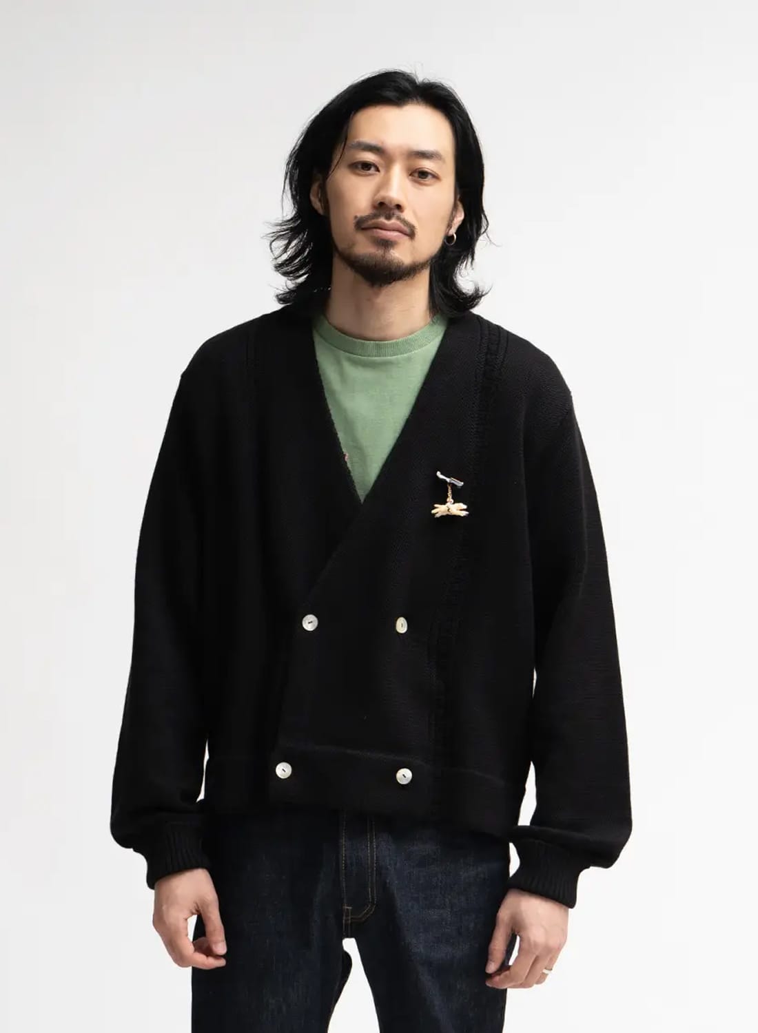 BODE(ボーディ)/Double Breasted Cardigan（ダブルブレスト 
