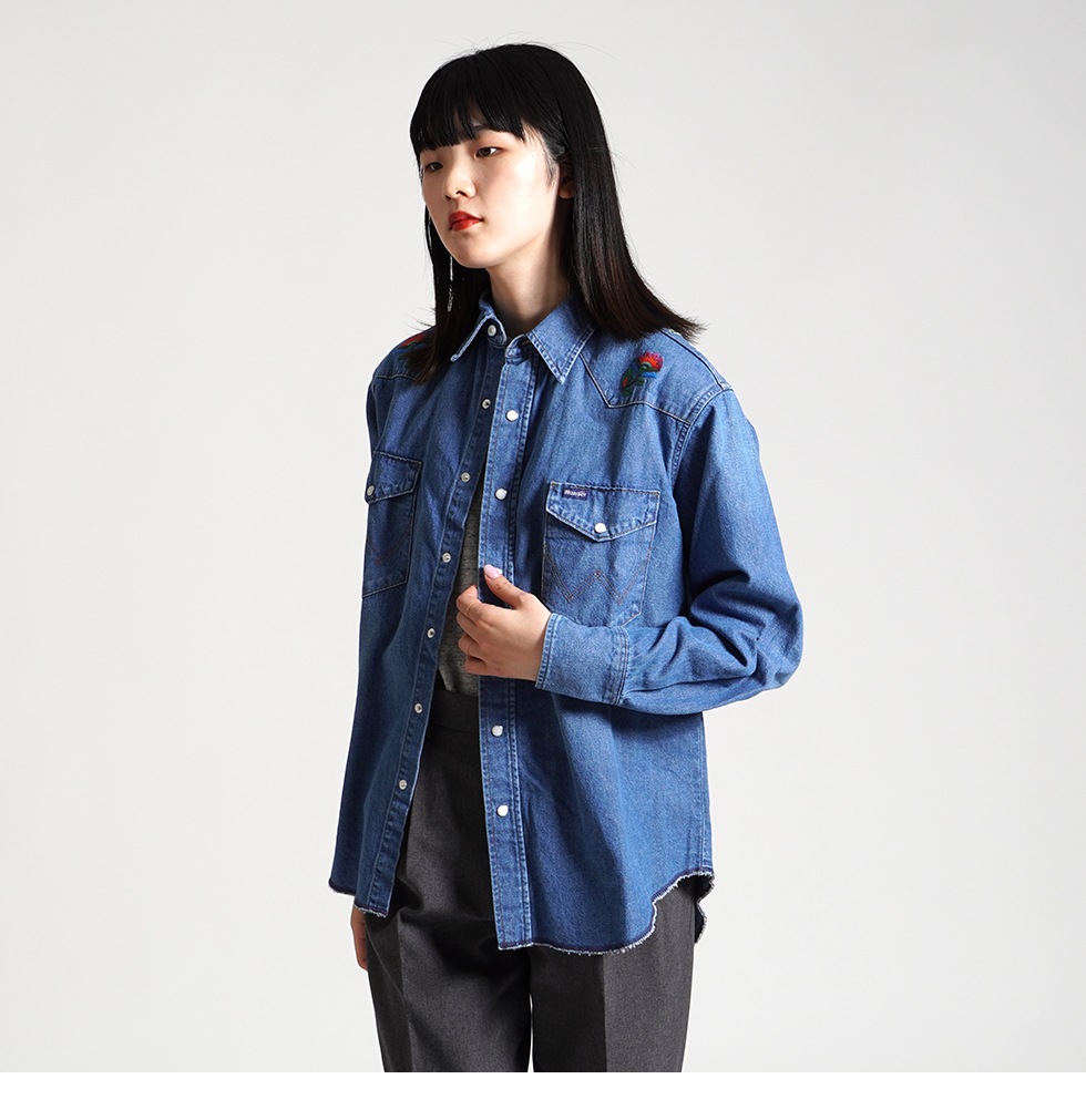 Wrangler ラングラー US ORIGINALS/127MW デニムシャツ デニム シャツ 