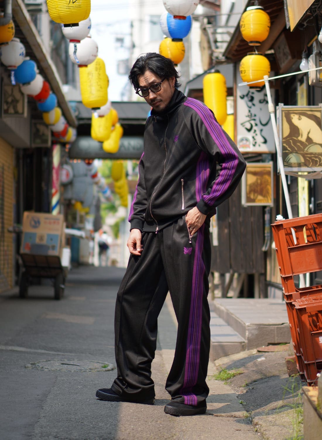 NEEDLES（ニードルズ）Track Pant - MOONLOID Exclusive（トラック