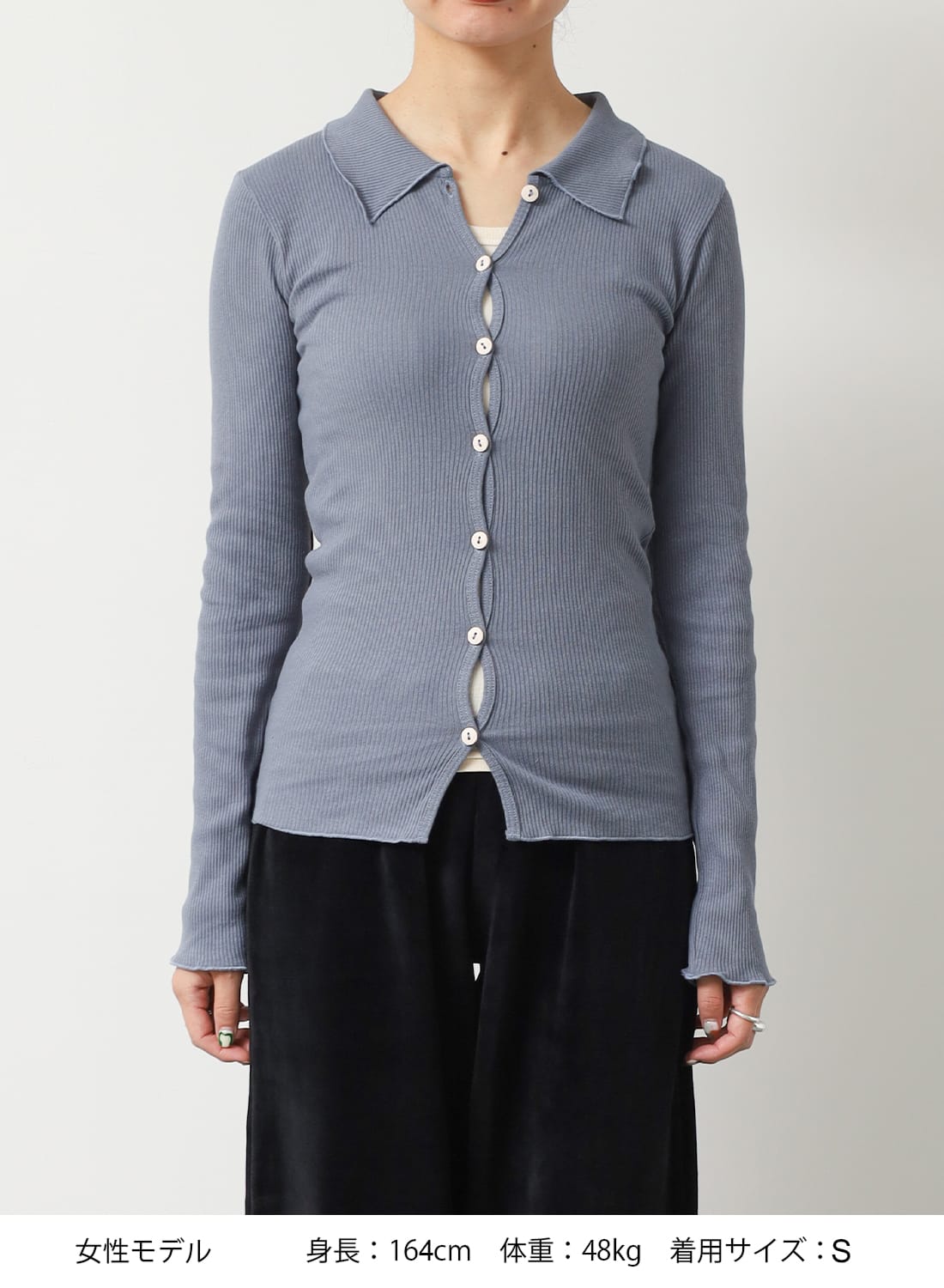 Baserange(ベースレンジ)/ISO SHIRT(イソ シャツ)/リブシャツ