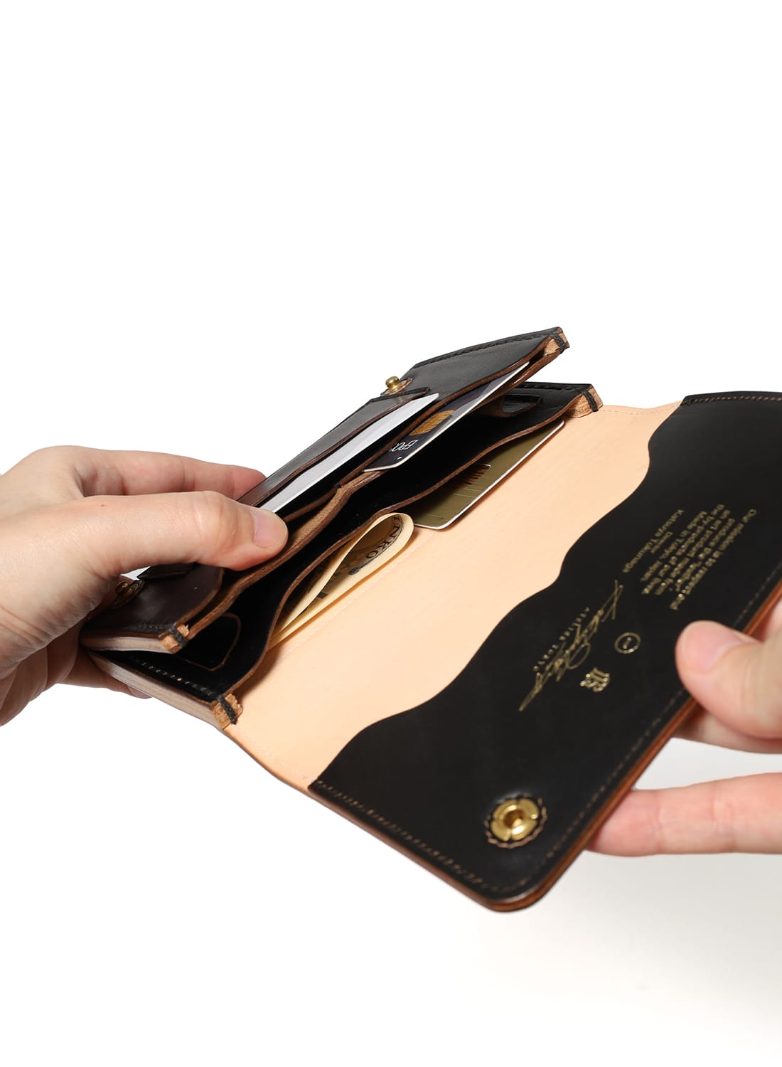 【天然水】ホースバット ミドルトラッカーウォレット【お札を折らずに収納】 MIDDLE TRUCKERS WALLET - HORSEBUTT|ミドルトラッカーズウォレット