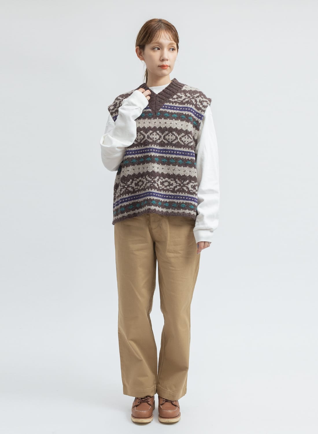 shinzone フェアアイル柄ベスト THE SHINZONE/シンゾーン フェアアイル