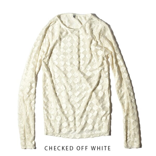 アダムエロペ ベースレンジ Omo Long Sleeve Tee ベロア M BASERANGE/OMO LONG SLEEVE TEE|オモ ロングスリーブTEE シーズン
