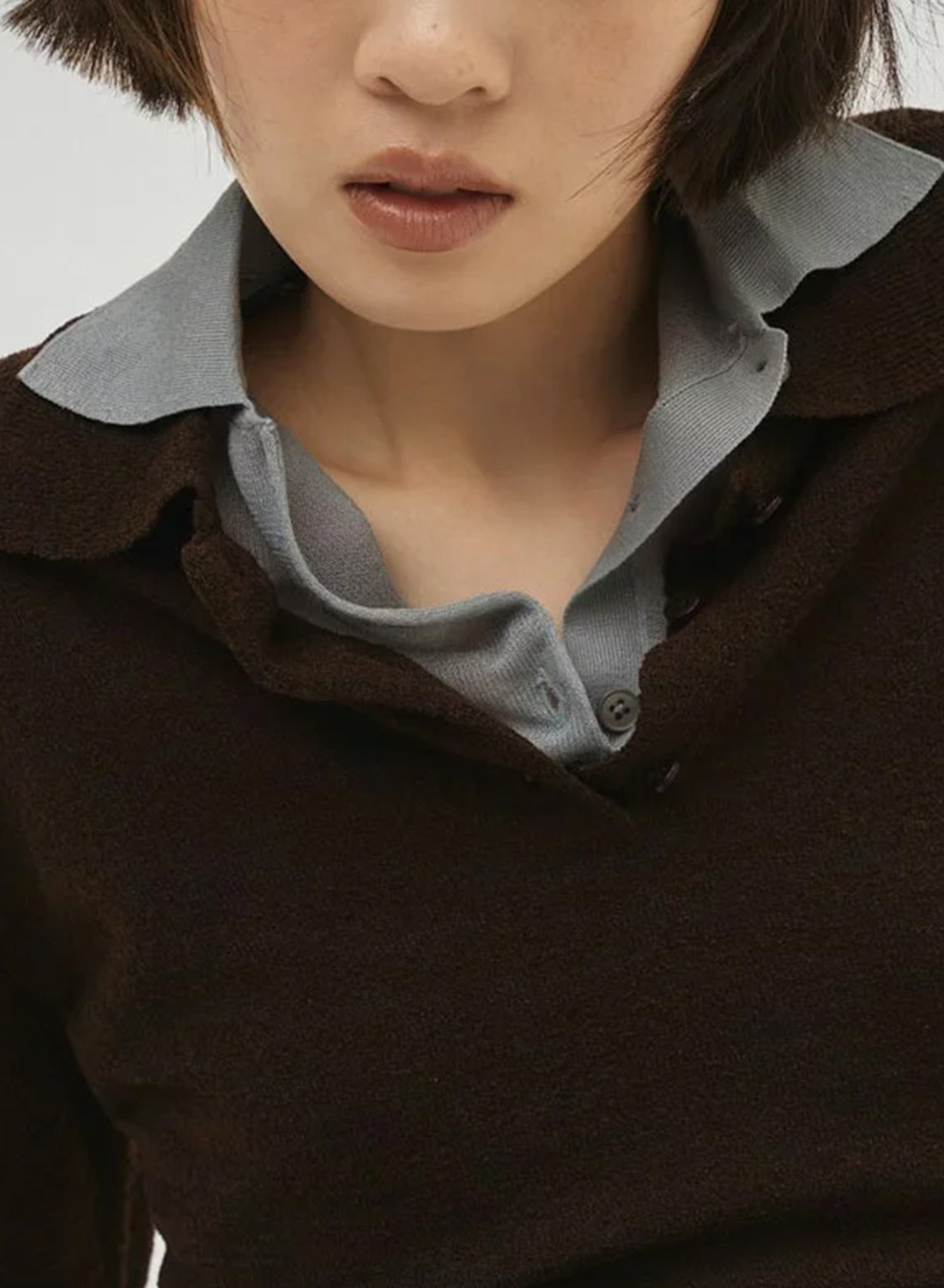 TODAYFUL(トゥデイフル)/Layered Polo Knit(レイヤードポロニット