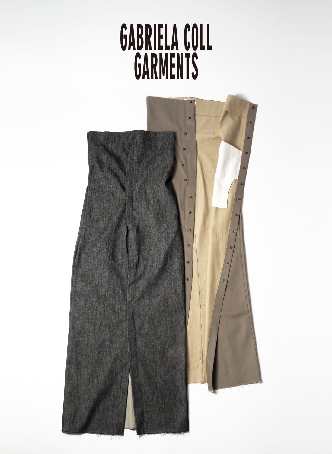 GABRIELA COLL GARMENTS DENIM SNAP DRESS