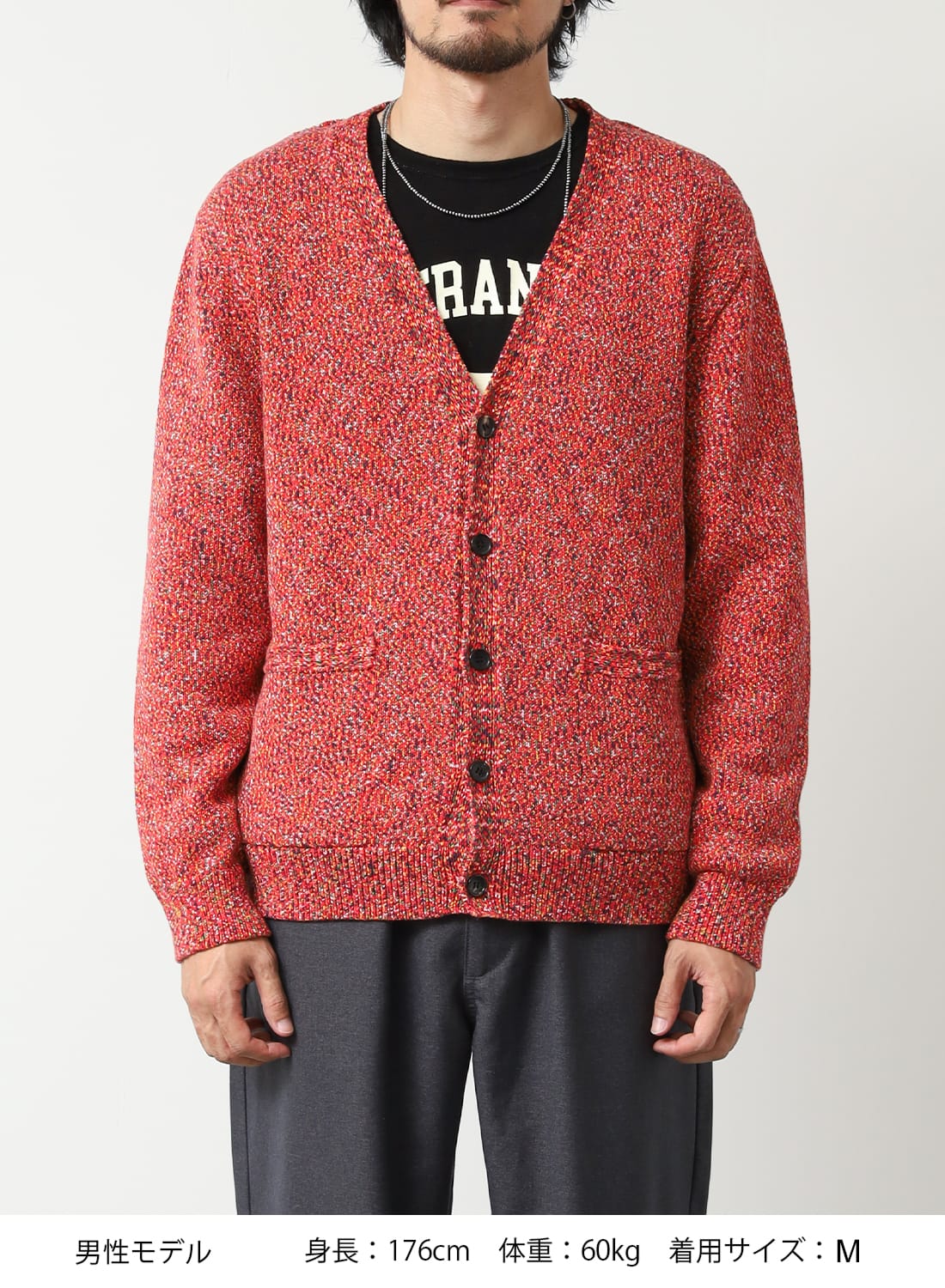 COOHEM（コーヘン）FLECKED COTTON KNIT C/D（フレックド コットン