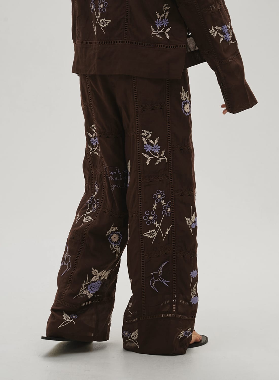 TODAYFUL(トゥデイフル)/Embroidery Patchwork Trousers(エンブロイ