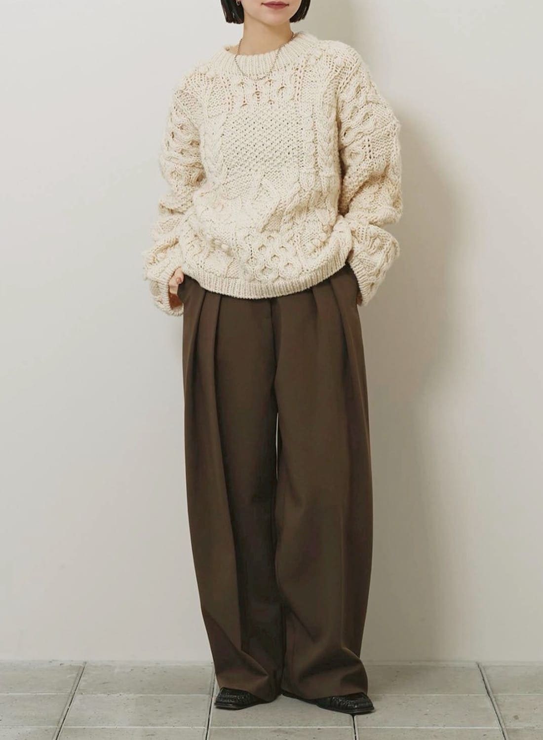 TODAYFUL(トゥデイフル)/Pattern Hand Knit(パターンハンドニット